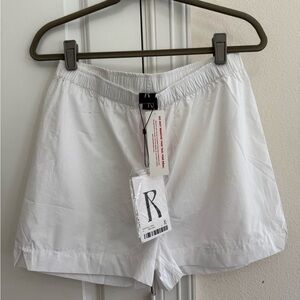 Realisation Par white boxers shorts M NWT